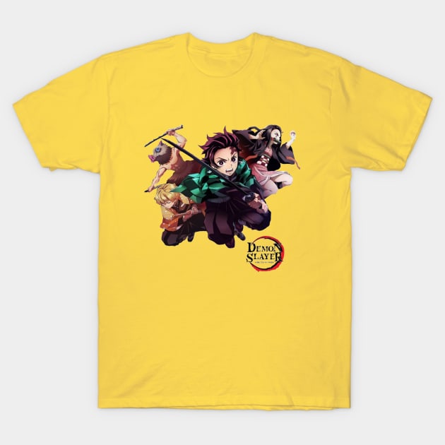 Demon Adventure Anime T-Shirt by lunatriasih